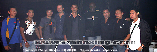 Pete, Samranchai, Saiyok, Mr Sutat Pumphanmuang, Ernesto Hoost, Rachid Saadi