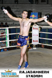 Sofian seboussi son combat au Rajadanerm Stadium en thaïlande avec le rmboxing et rachid saadi