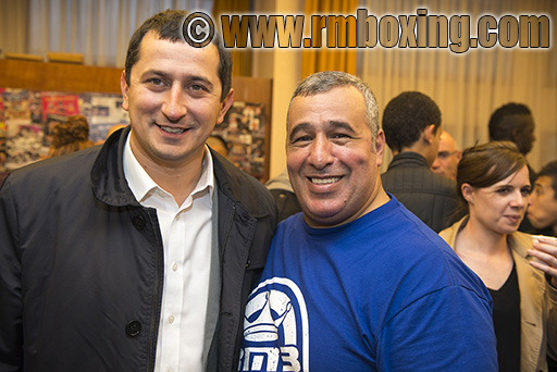 mickael dahan avec rachid saadi rmboxing