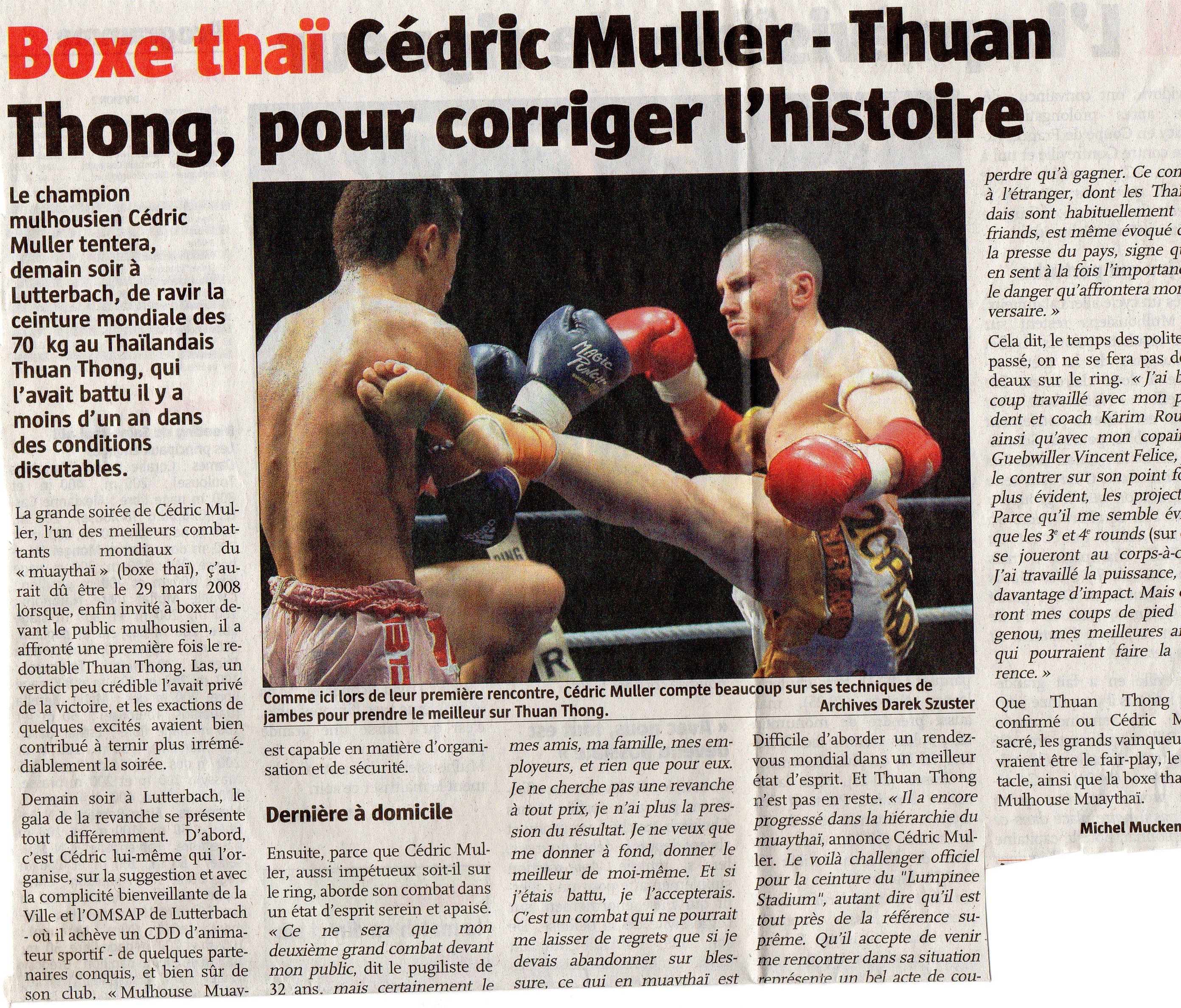 cedric muller rmboxing pour un championnat du monde contre le thailandais thuan thong