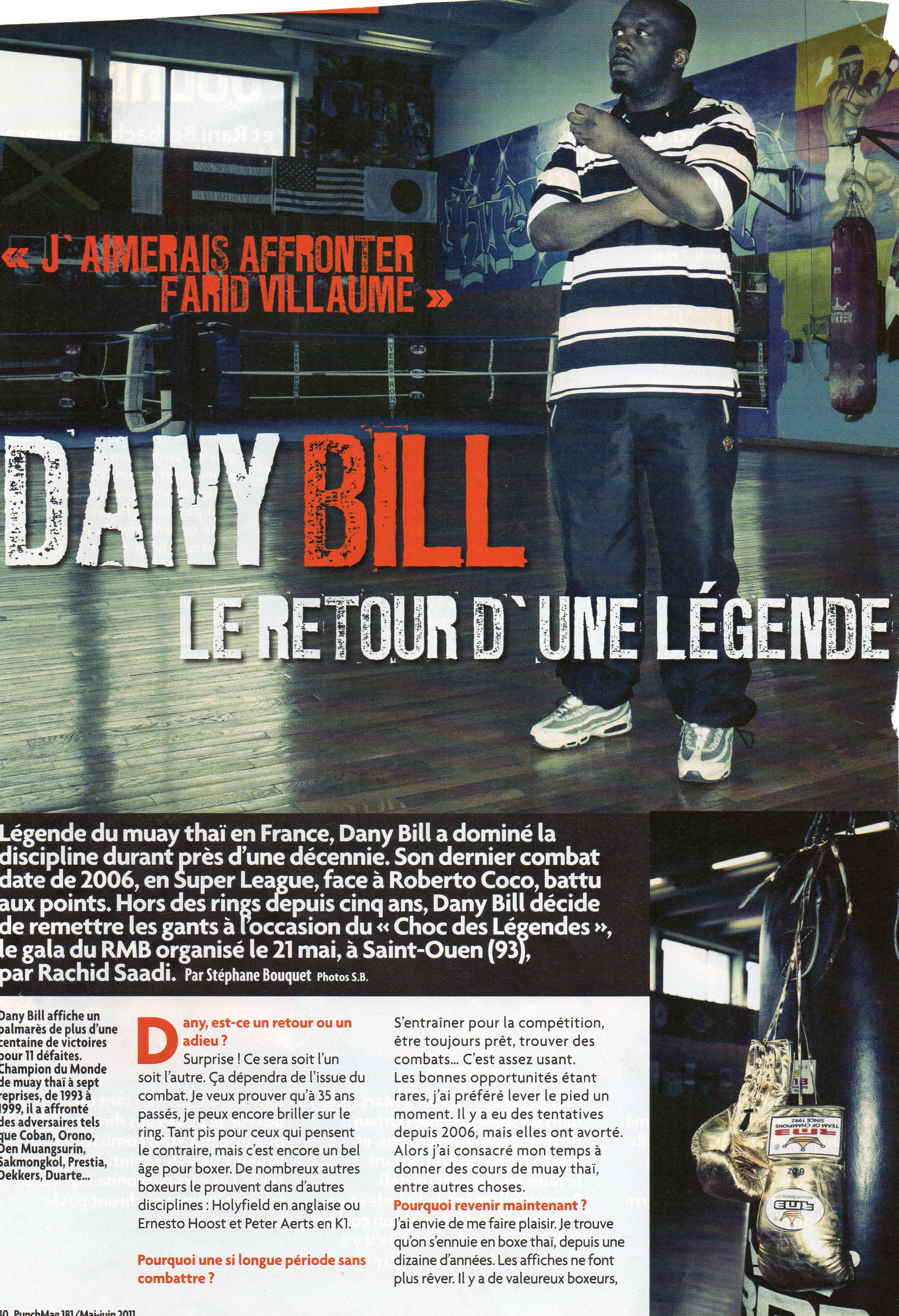 dany bill le retour d’une légende