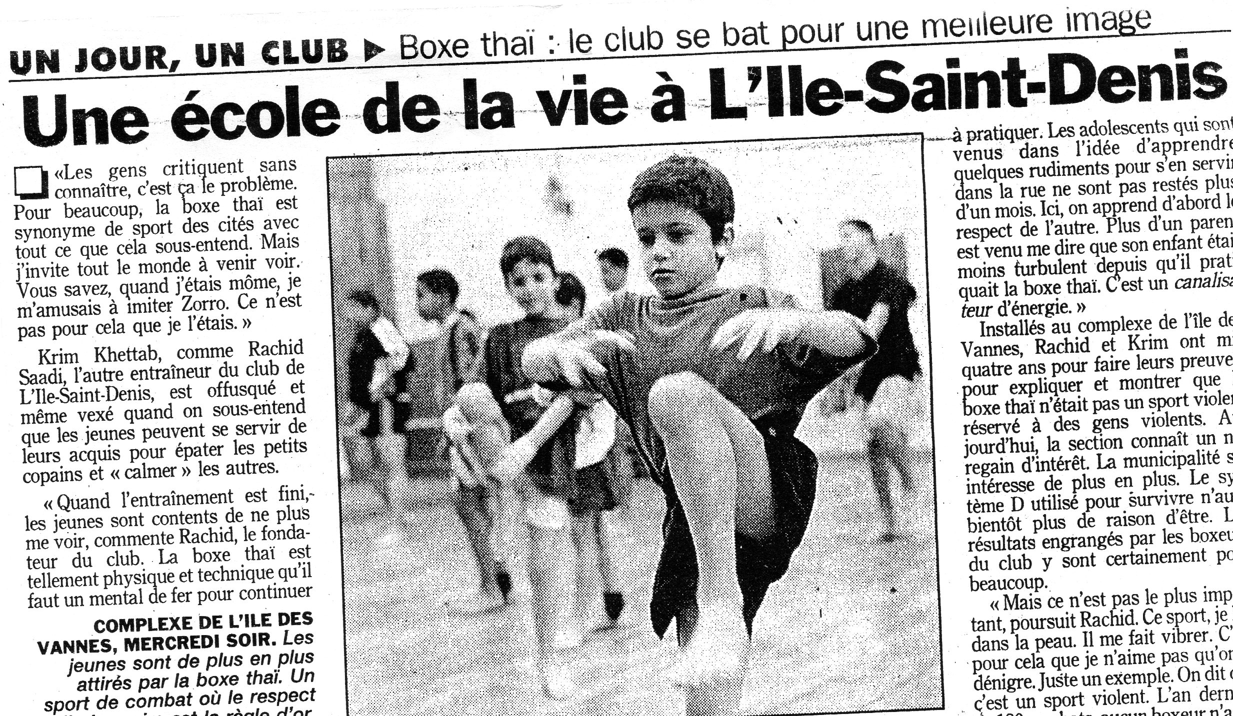 une école de la vie à l’ile saint denis