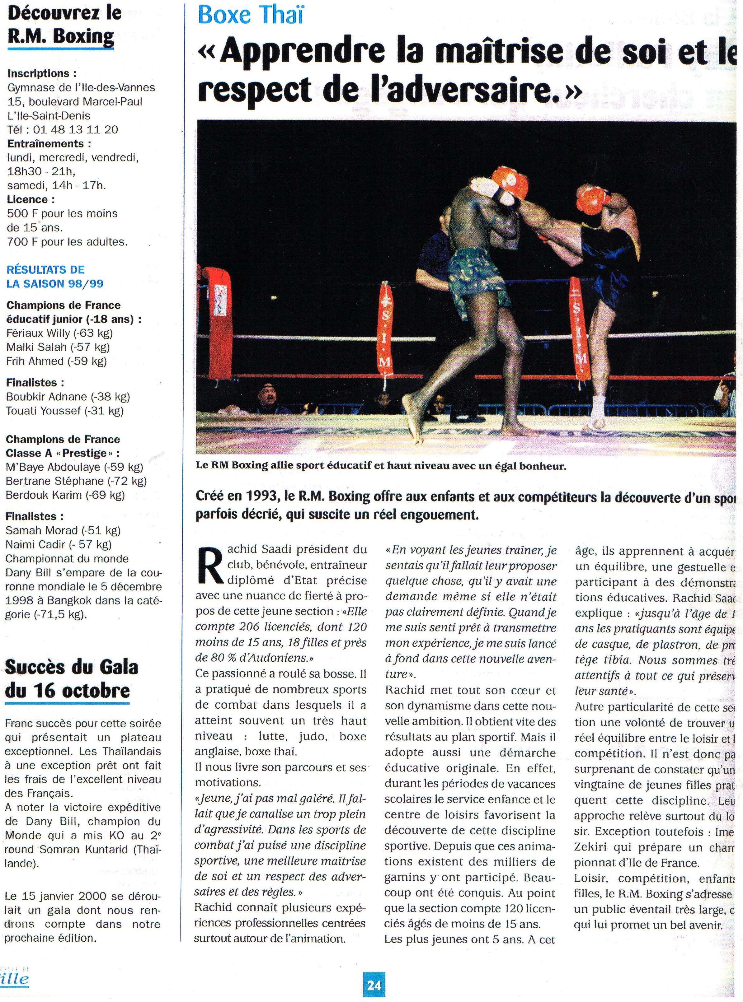 mag saint ouen découvrez le rmboxing