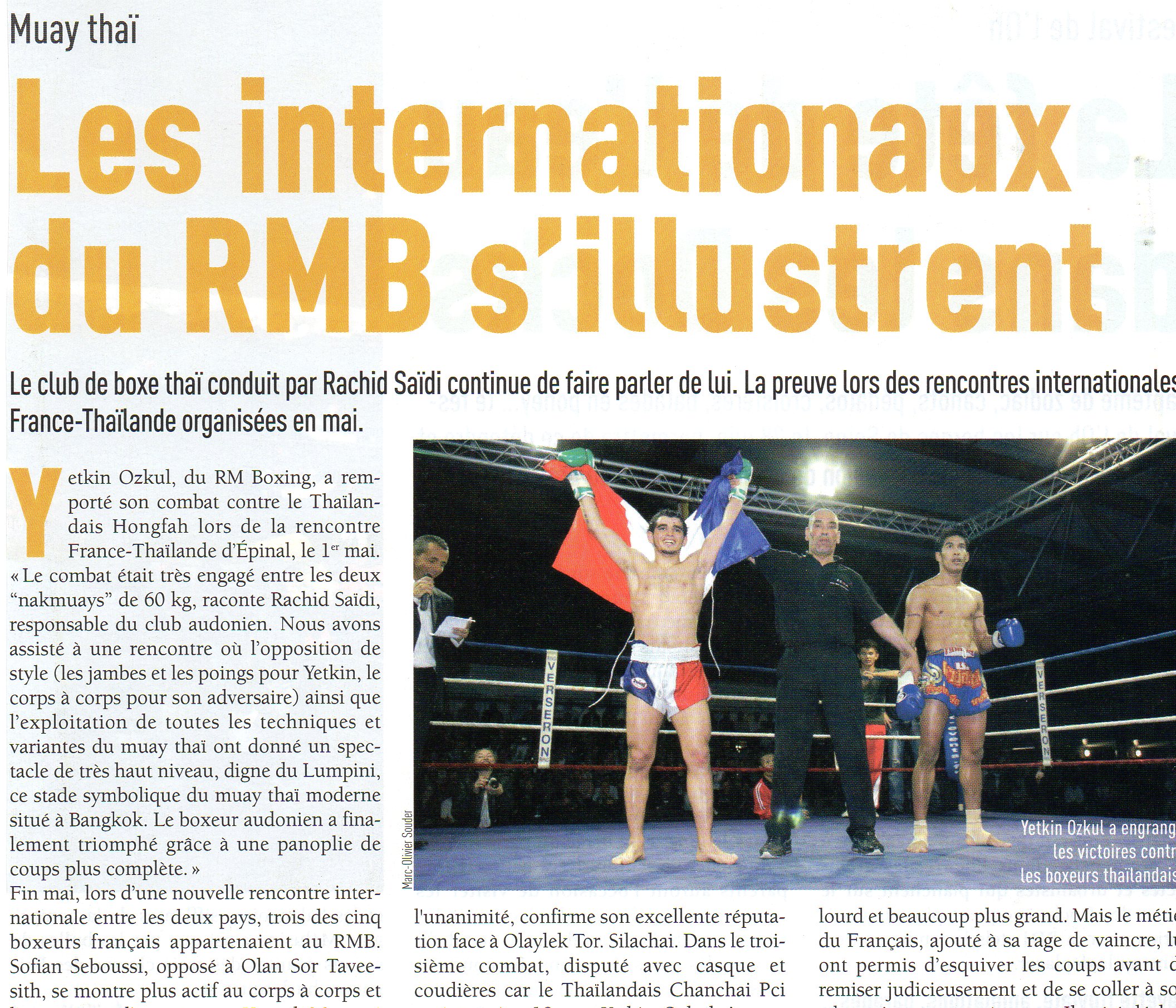 les internationaux du rmb s’illustre