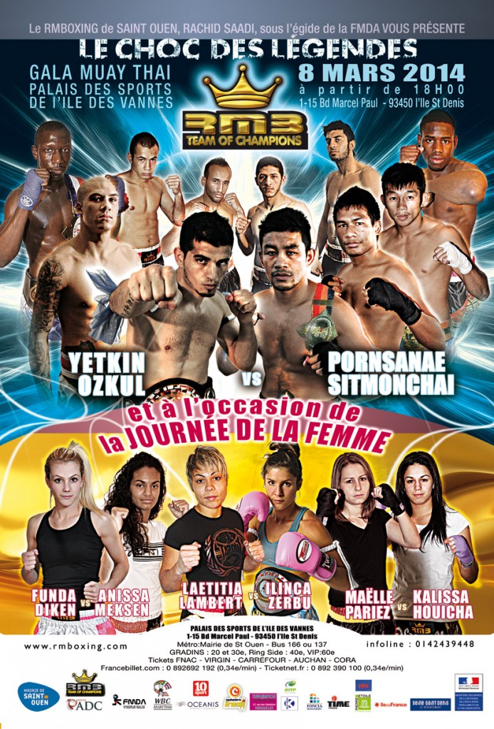 Le Choc des Légendes 2014 Gala de Boxe Thai