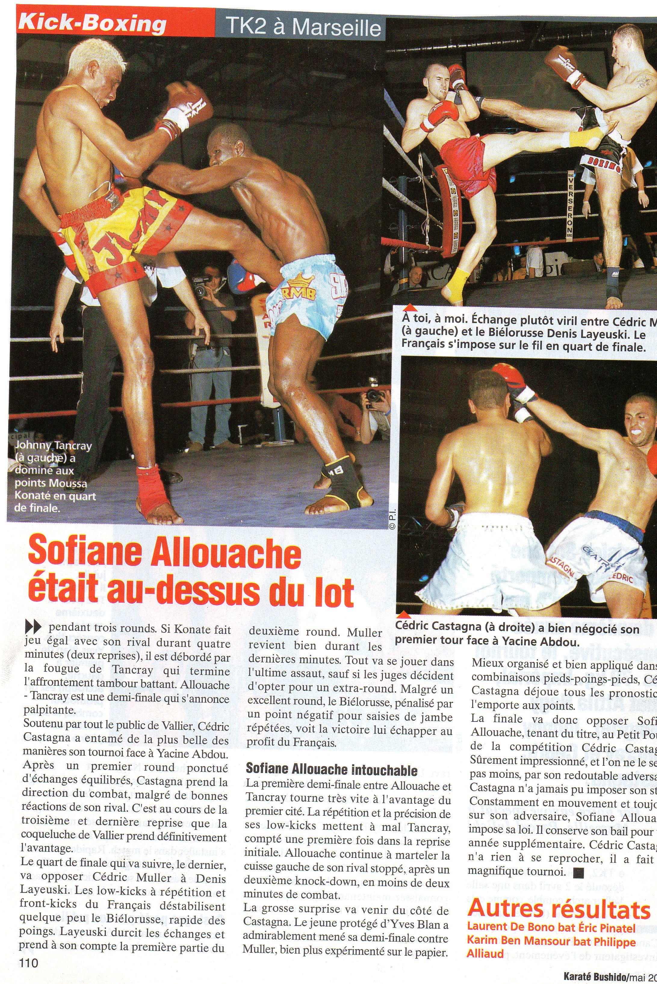 gala de boxe thai muay thai tk2 moussa konate et cedric muller