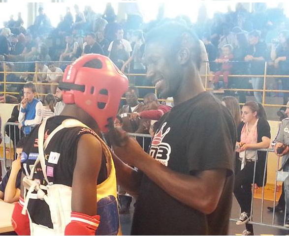 Bacary et Sekou Dembele au championnat de France a Bonneuil