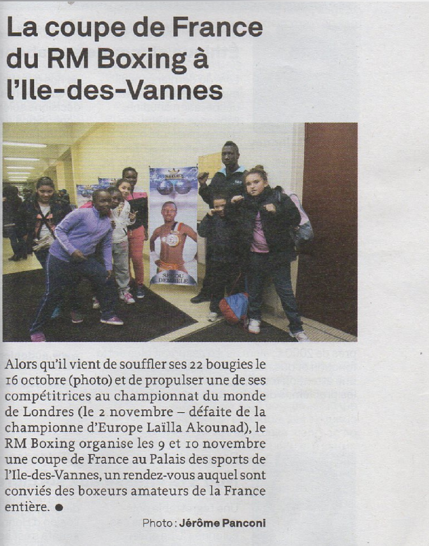 coupe de France du RMboxing a l’ile des vannes