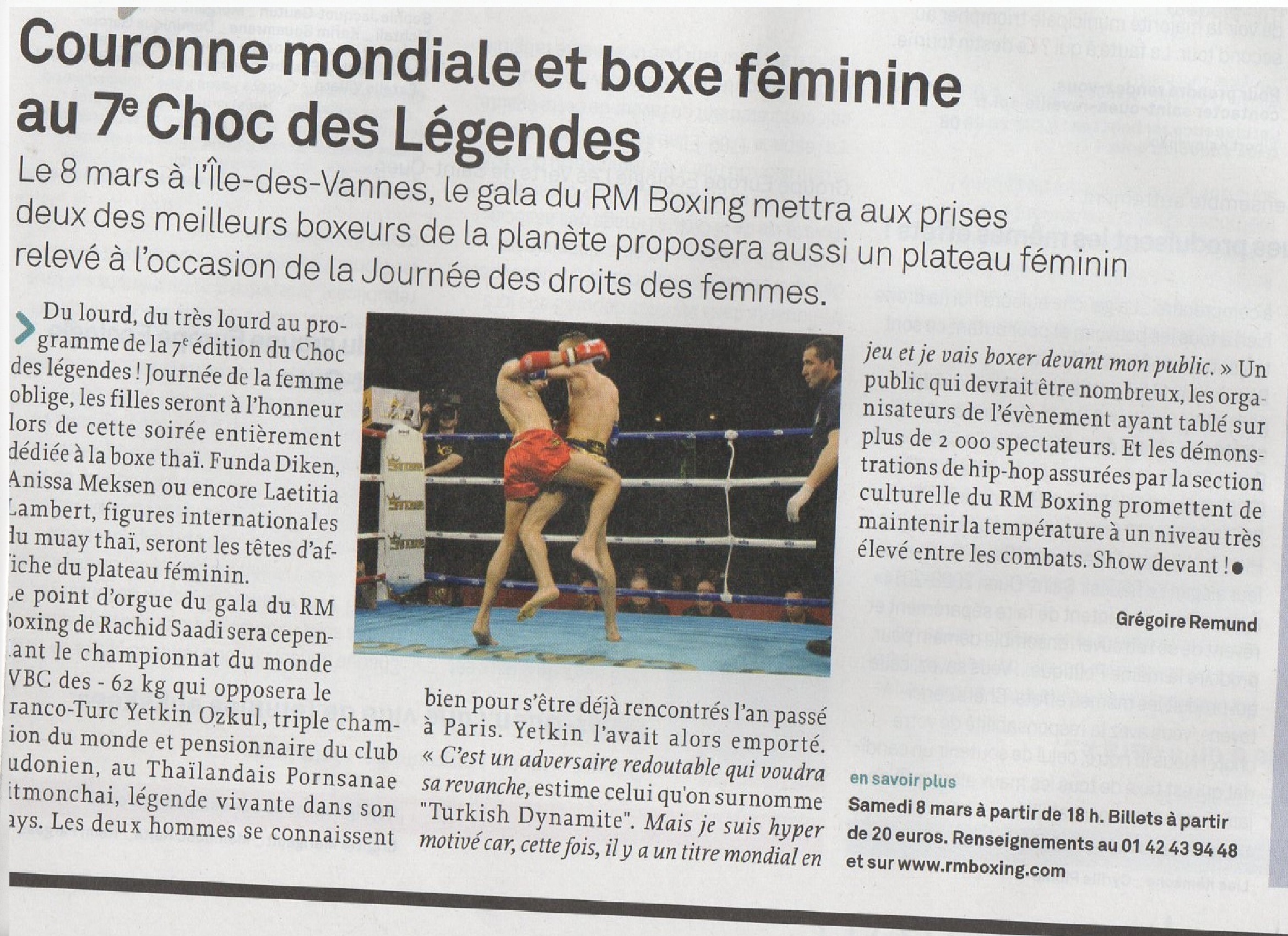 couronne mondial et boxe feminine au 7eme choc des legendes