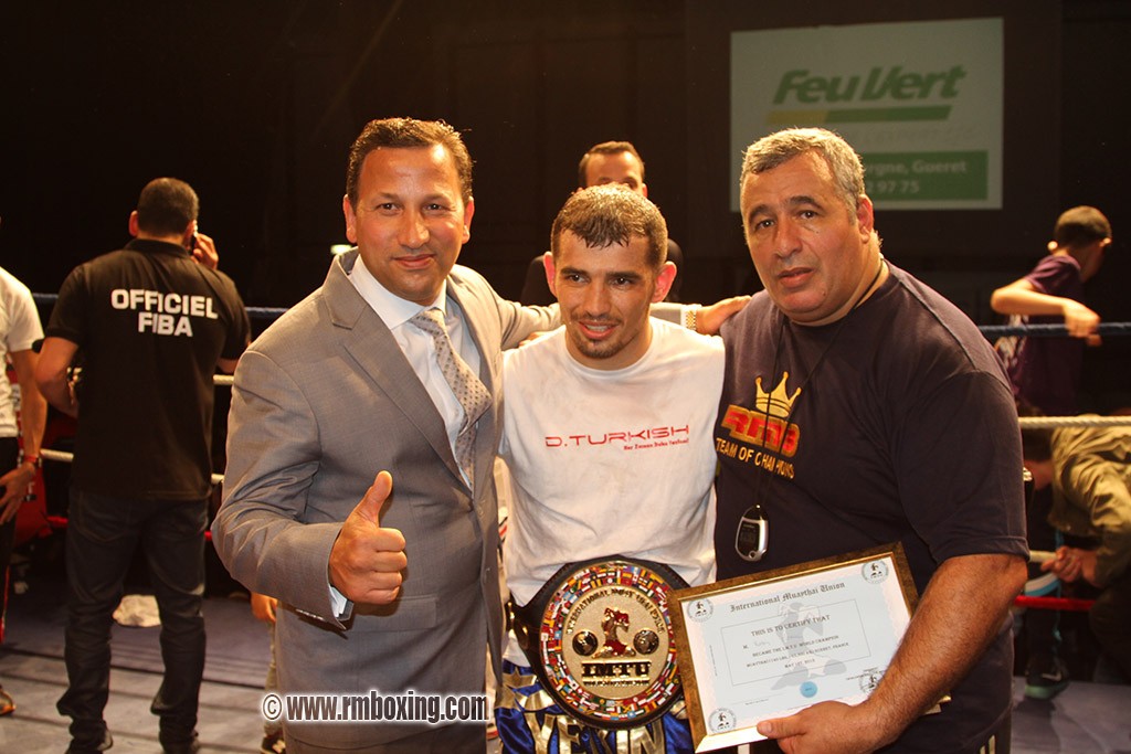 Anthony Elkaim, yetkin ozkul rmboxing et rachid saadi champion du monde