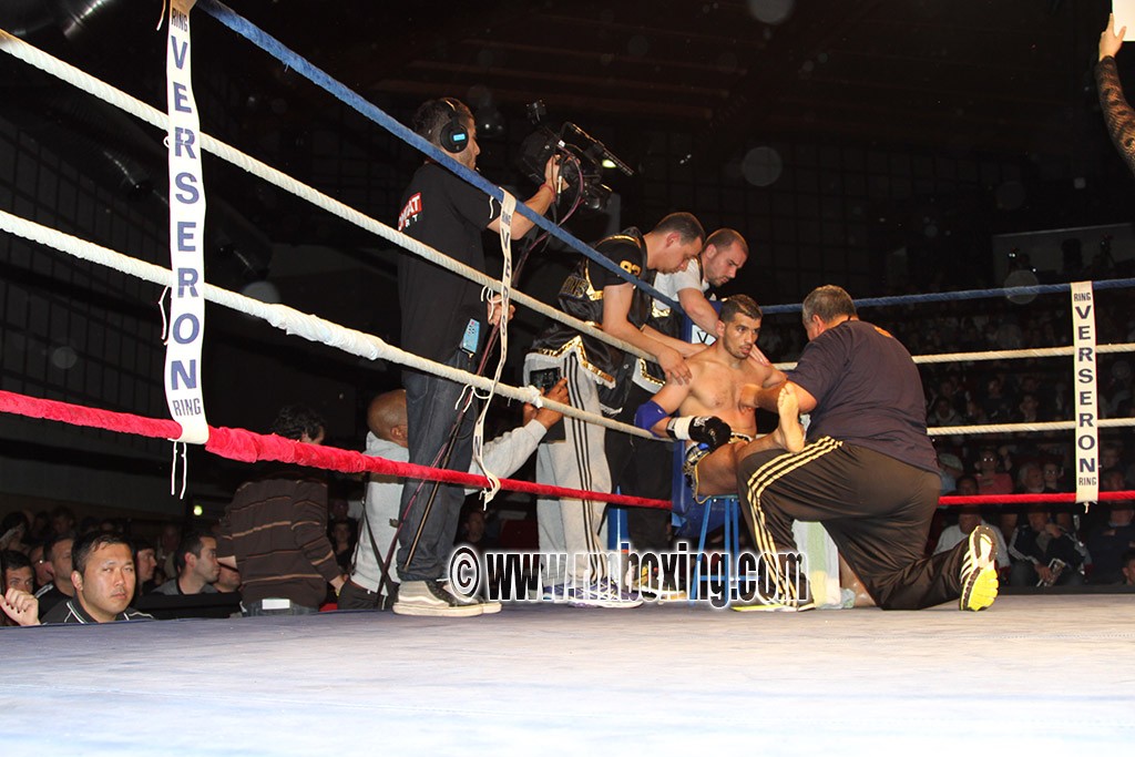 yetkin ozkul rmboxing VS Ni Wisoram orono championnat du monde à gueret, rachid saadi, samir amrouche, sebastien choquet