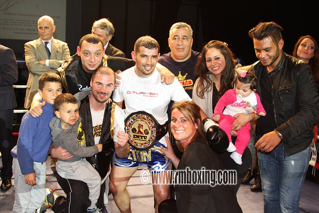 yetkin ozkul rmboxing VS Ni Wisoram orono championnat du monde à gueret, rachid saadi, samir amrouche, sebastien choquet 