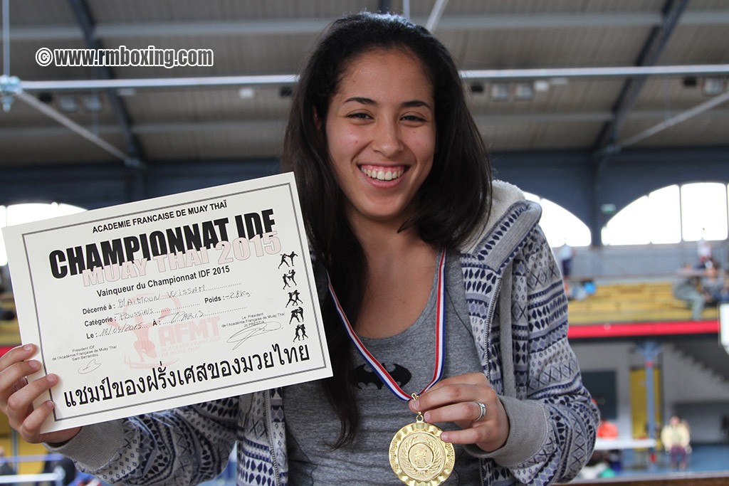 zerdoudi sana rmboxing champion d'ile de france