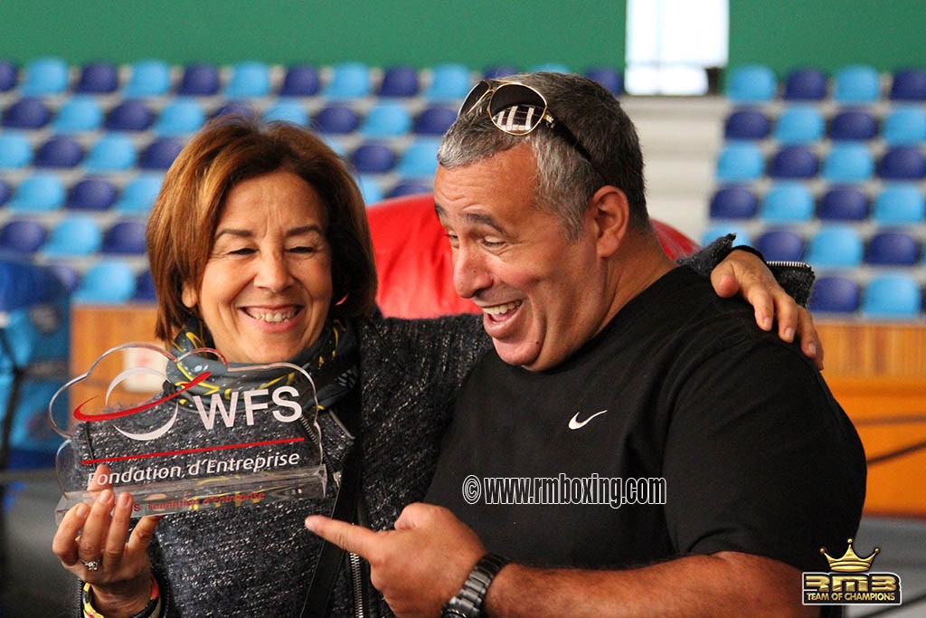  handimuay au rmboxing a saint ouen fondation WFS  zahia gandolfo, katia maruani et rachid saadi