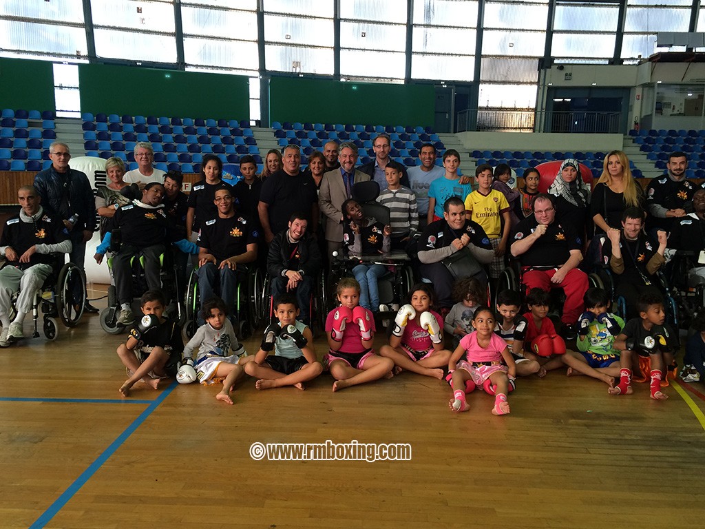  william delannoy handimuay au rmboxing a saint ouen