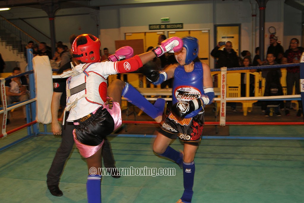  grace vessat rmboxing champion d'ile de france de muay thai 