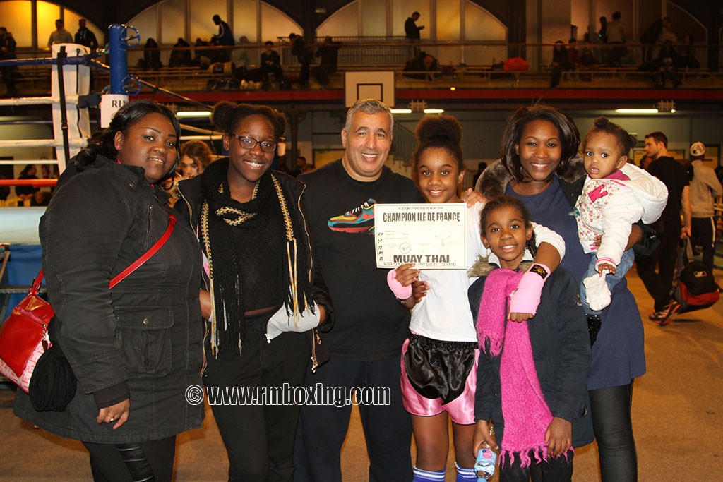  rachid saadi et grace vessat rmboxing champion d'ile de france de muay thai