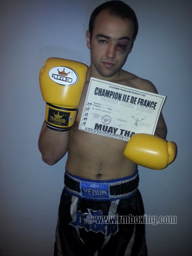  akram mrad rmboxing champion d'ile de france