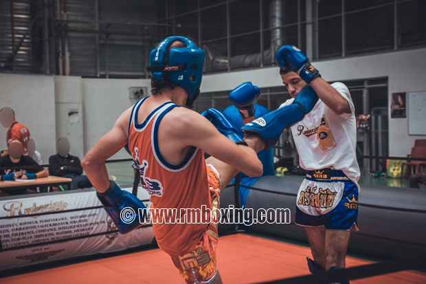 Dani Bill, Akram Mrad, Sekou Dembele, Lofti Ben Lakhdar, Yassine Benhadj au gala de boxe thai et Muaythai au CPSF Reau