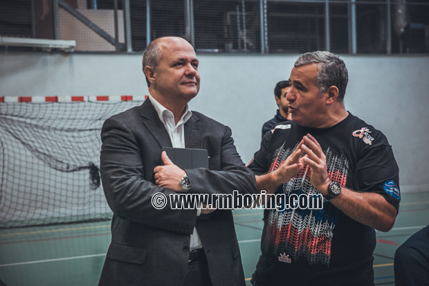 Rachid Saadi, Bruno Leroux au Gala de boxe thai au CPSF Reau