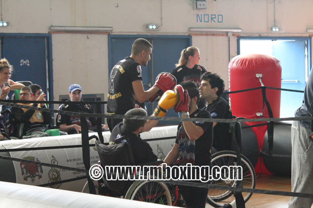 Handi Muay sport pour tous RMBOXING avec Rachid Saadi et la FFKMDA