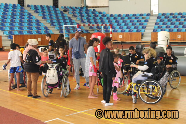 Handi Muay sport pour tous RMBOXING avec Rachid Saadi et la FFKMDA