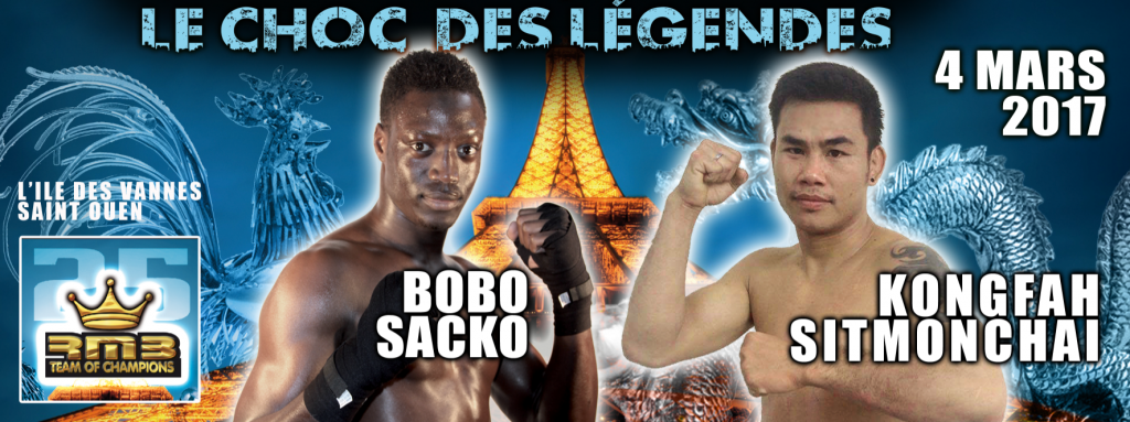 Bobo Sacko VS Kongfah Sitmonchai au choc des légendes rmboxing à l'occasion de la journée de la femme