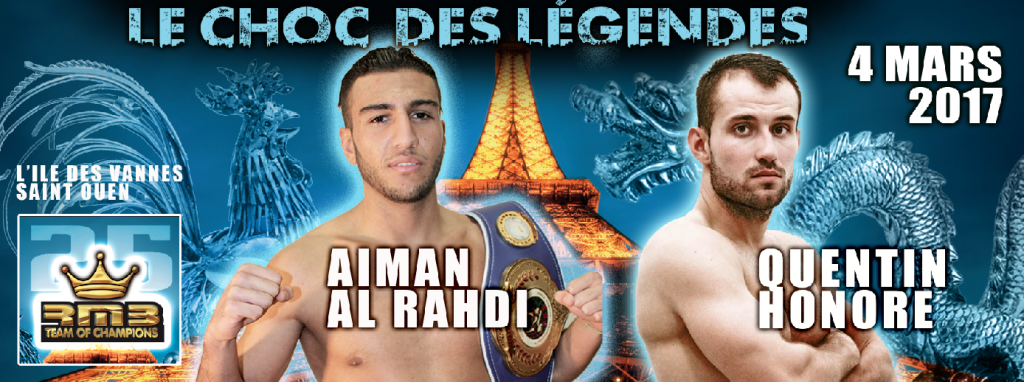 Aiman Al Rahdi VS Quentin Honore au choc des légendes 2017 rmboxing