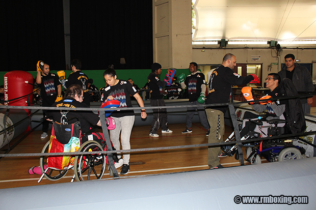 stage handi-muay rmboxing akram mrad rachid saadi sanah zerdoud initiation handicap st-ouen