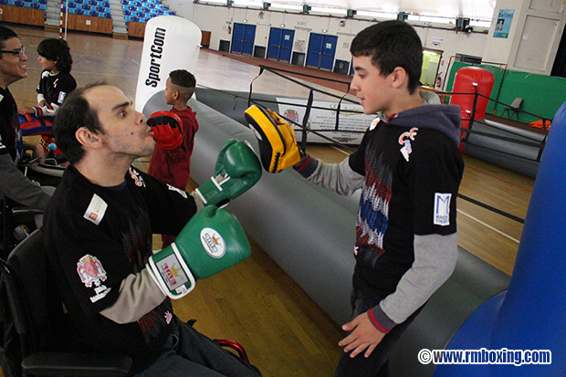 stage handi-muay rmboxing akram mrad rachid saadi sanah zerdoud initiation handicap st-ouen