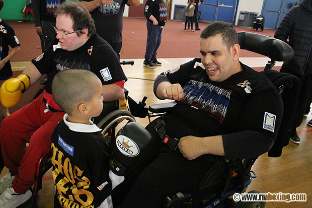 stage handi-muay rmboxing akram mrad rachid saadi sanah zerdoud initiation handicap st-ouen