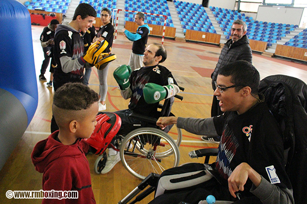 stage handi-muay rmboxing akram mrad rachid saadi sanah zerdoud initiation handicap st-ouen