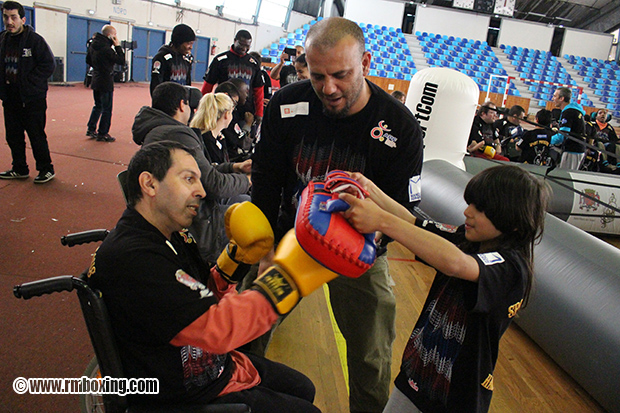 stage handi-muay rmboxing akram mrad rachid saadi sanah zerdoud initiation handicap st-ouen