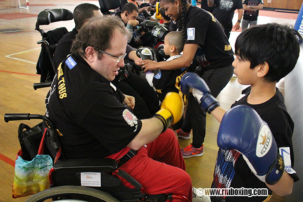 stage handi-muay rmboxing akram mrad rachid saadi sanah zerdoud initiation handicap st-ouen