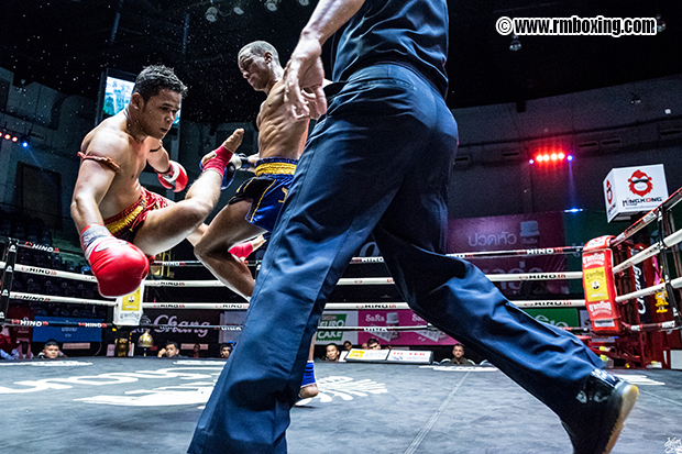 Valentine Randall RMBOXING victorieux vs Sairung DK Muaythai Stadium Lumpini