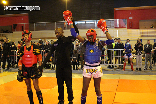 demba dembele mboxing champion d'île de france  muay thai