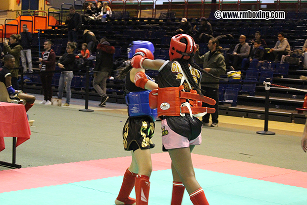 grace vessat  rmboxing  championne de la coupe de france FFKMDA muay thai