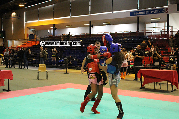 grace vessat  rmboxing  championne de la coupe de france FFKMDA muay thai