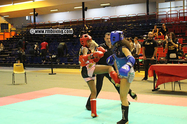 grace vessat  rmboxing  championne de la coupe de france FFKMDA muay thai