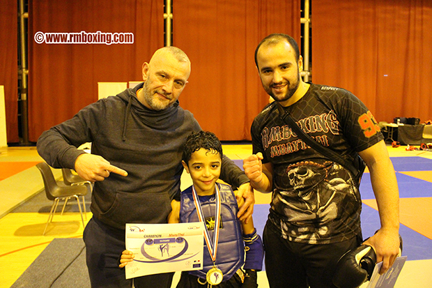 rayan nacer et akram mrad mboxing champion d'île de france  muay thai