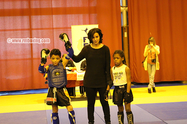 rayan nacer mboxing champion d'île de france  muay thai