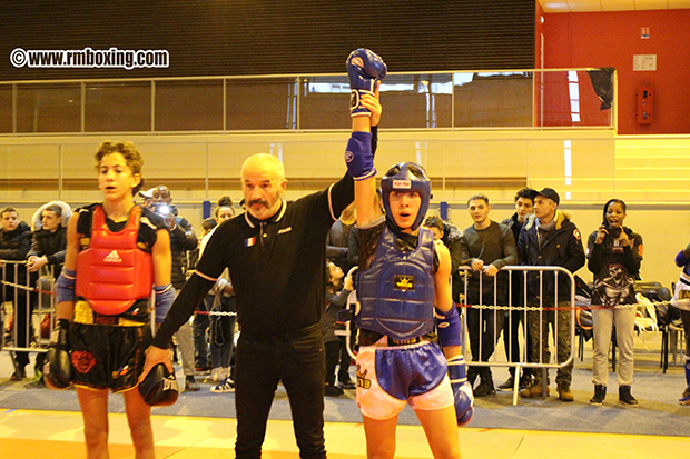 rayan lekchiri mboxing champion d'île de france  muay thai