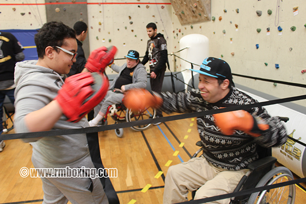 Rachid saadi handi-muay sport pour tous ,rmboxing APF saint-ouen sur seine