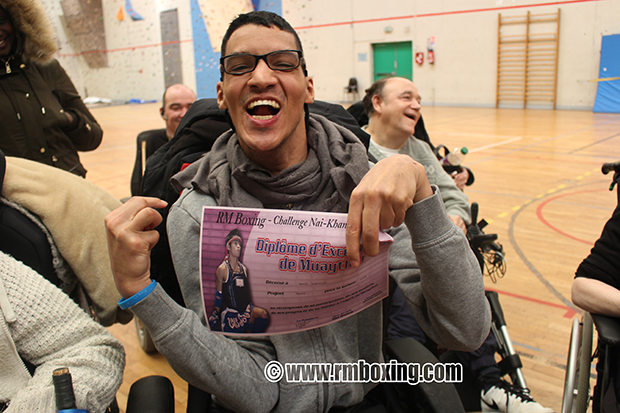 Rachid saadi handi-muay sport pour tous ,rmboxing APF saint-ouen sur seine