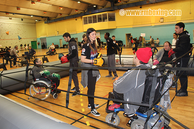 Rachid saadi handi-muay sport pour tous ,rmboxing APF saint-ouen sur seine