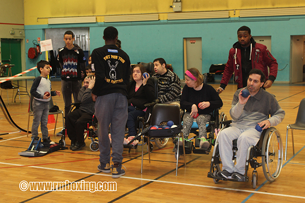 Rachid saadi handi-muay sport pour tous ,rmboxing APF saint-ouen sur seine