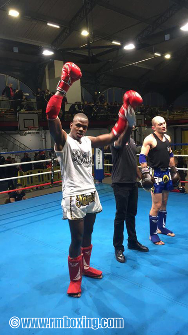 samuel tisme (rmboxing) champion ile de France