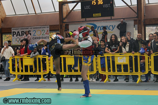 Elias Sbisa RMBOXING Rachid Saadi au Championnat Ile de France FFFKMDA K-1