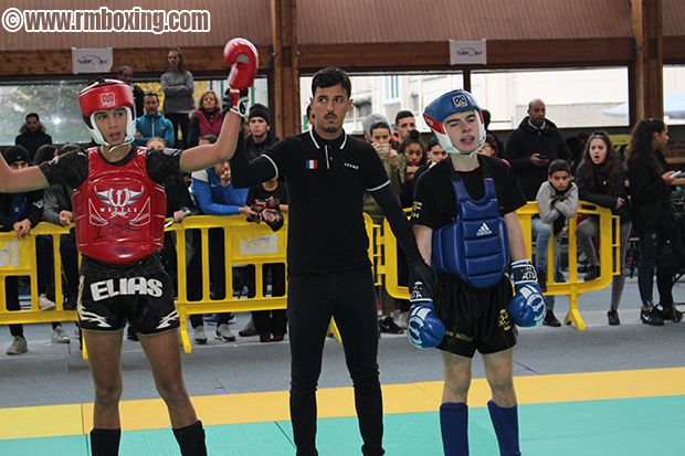 Elias Sbisa RMBOXING Rachid Saadi au Championnat Ile de France FFFKMDA K-1