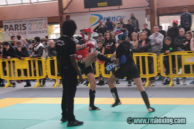 Elias Sbisa RMBOXING Rachid Saadi au Championnat Ile de France FFFKMDA K-1